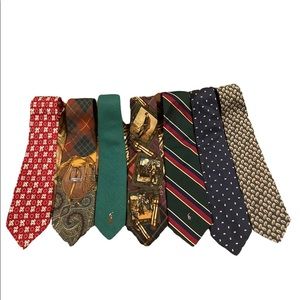 Polo by Ralph Lauren Lot of 7 Ties